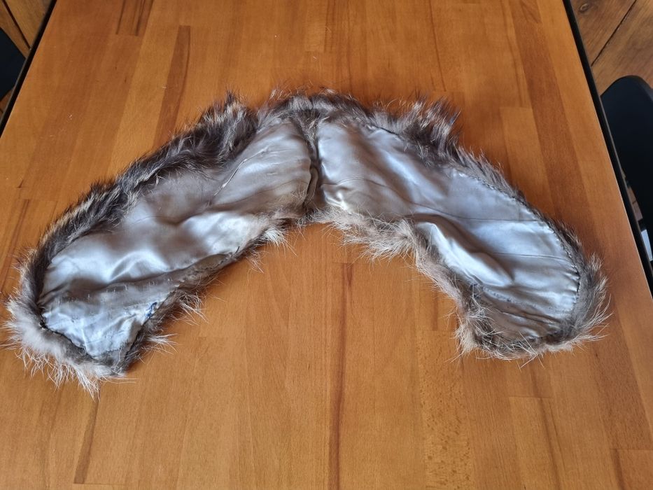 Kołnierz z futra królika