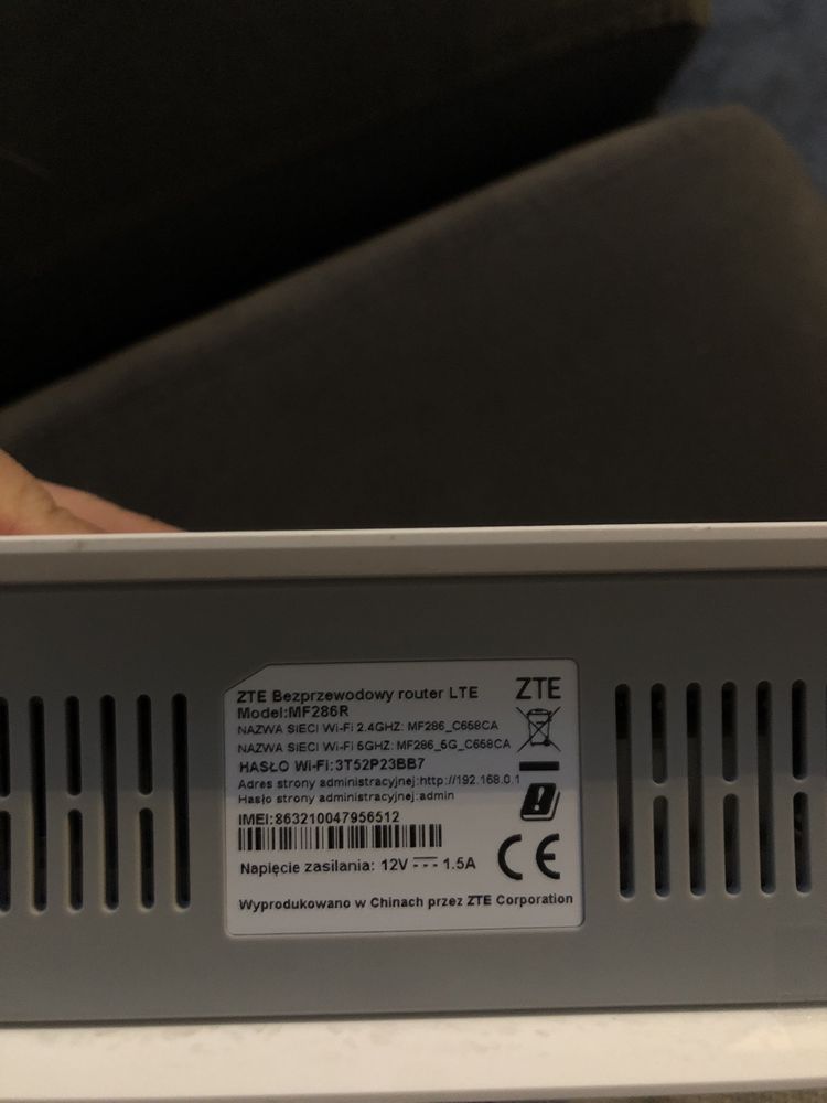 Bezprzewodowy router lte MF286R