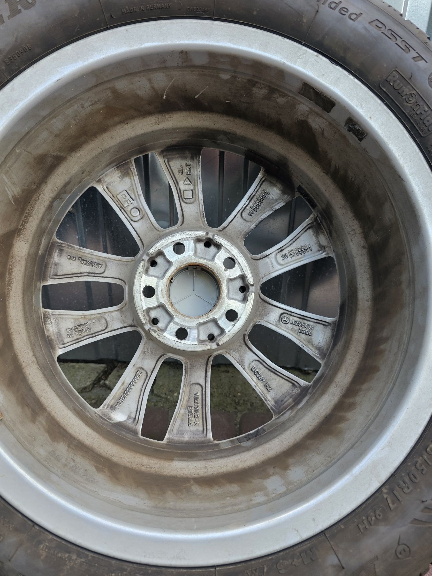 Koła Mercedes 225/50/17 zimowe