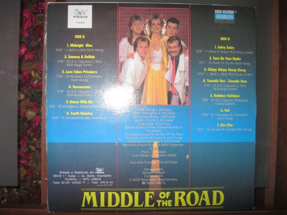 Enya Middle of The Road Dirty Boys Lp vinil
