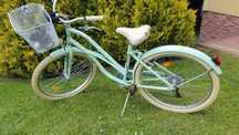 Rower damski Indiana Moody 26" miejski spacerowy Stan bdb, koszyk