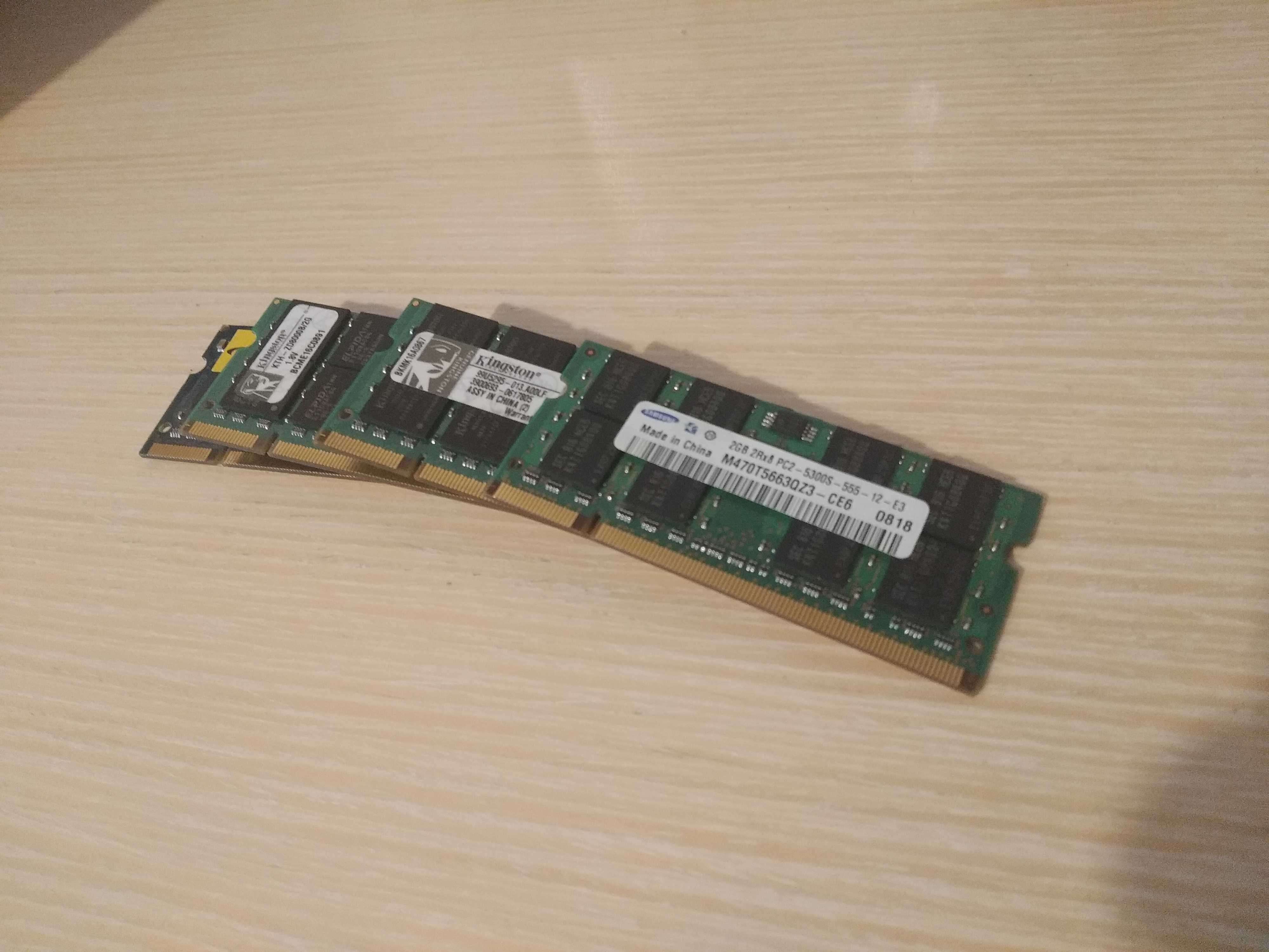 Pamięć RAM do laptopa DDR2 DDR3 2gb 1gb 512mb