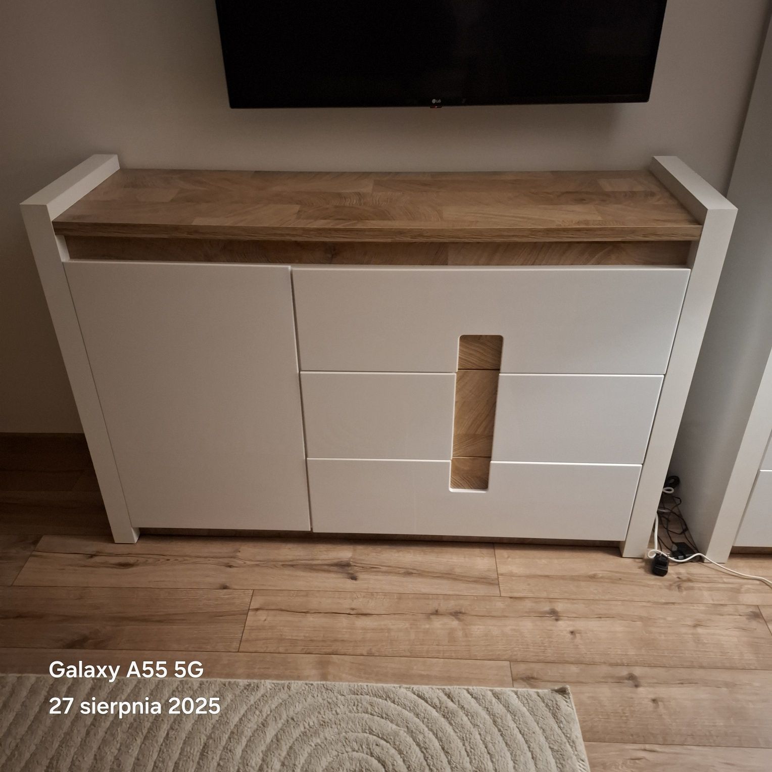 Komplet komoda i witryna