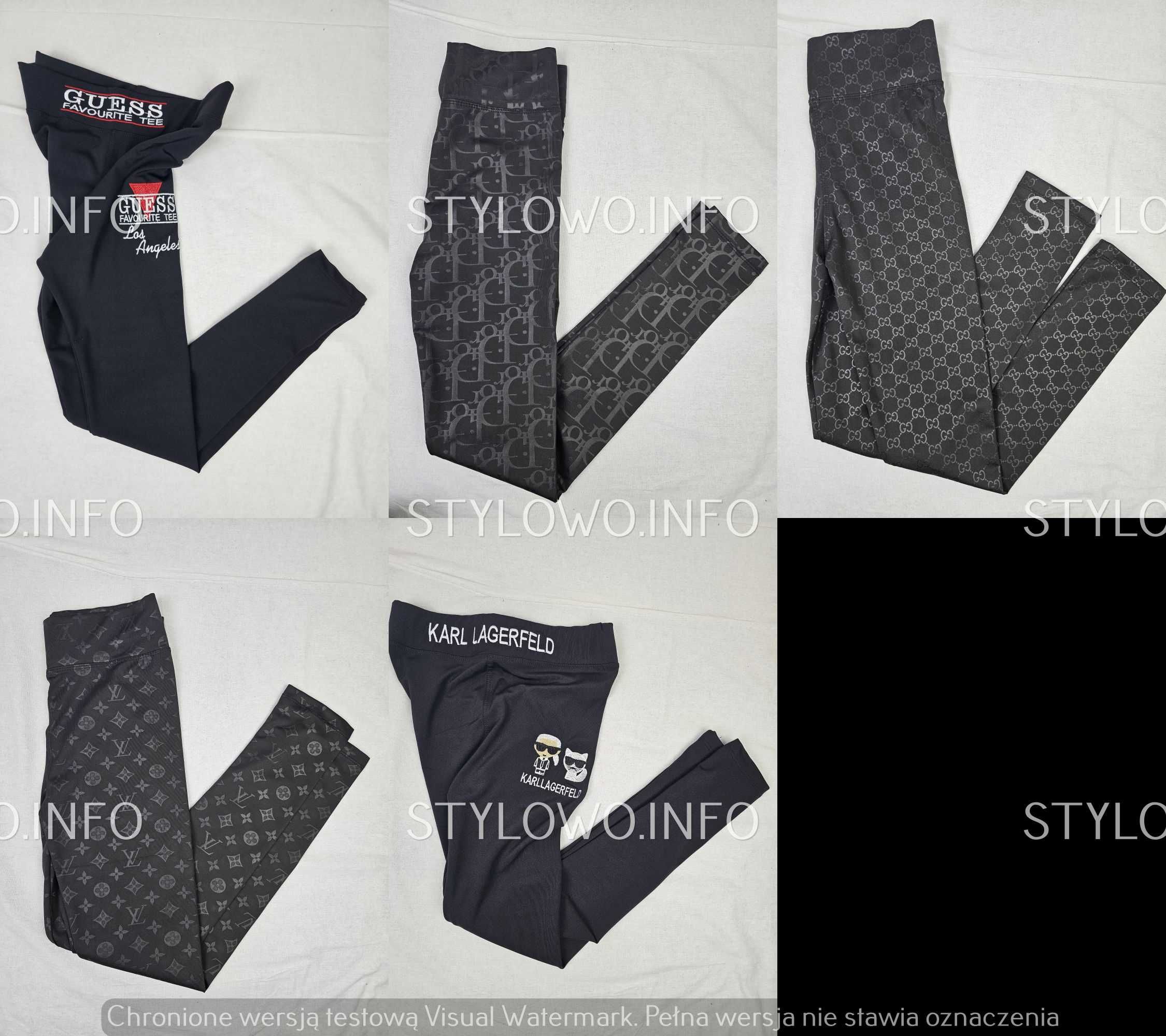 Leginsy damskie Guess Louis Vuitton Karl spodnie sportowe nowe
