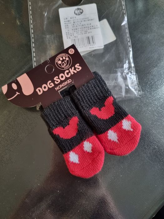 Шкарпетки НОВІ для собак малих порід цуценят котів розмір S носки