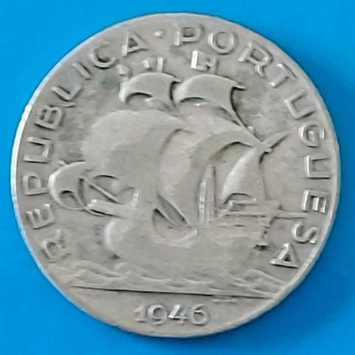 2$50 de 1946, Republica Portuguesa Prata