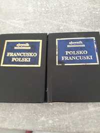 Słownik polsko- francuski i francusko- polski