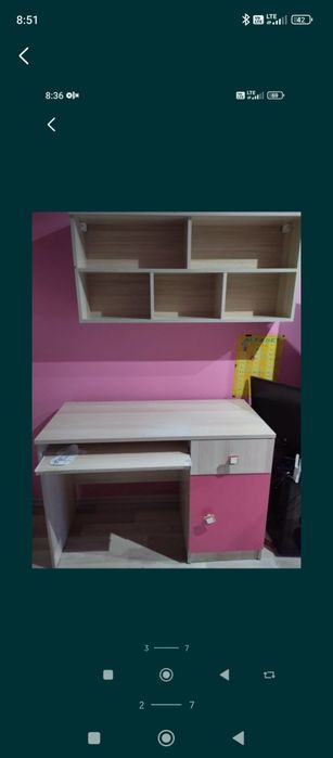 Biurko dla dzieci z szafką