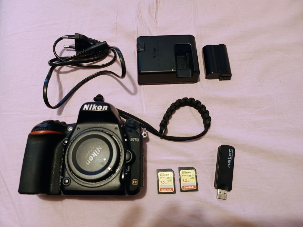 Super lustrzanka Nikon D750. Gratisy.