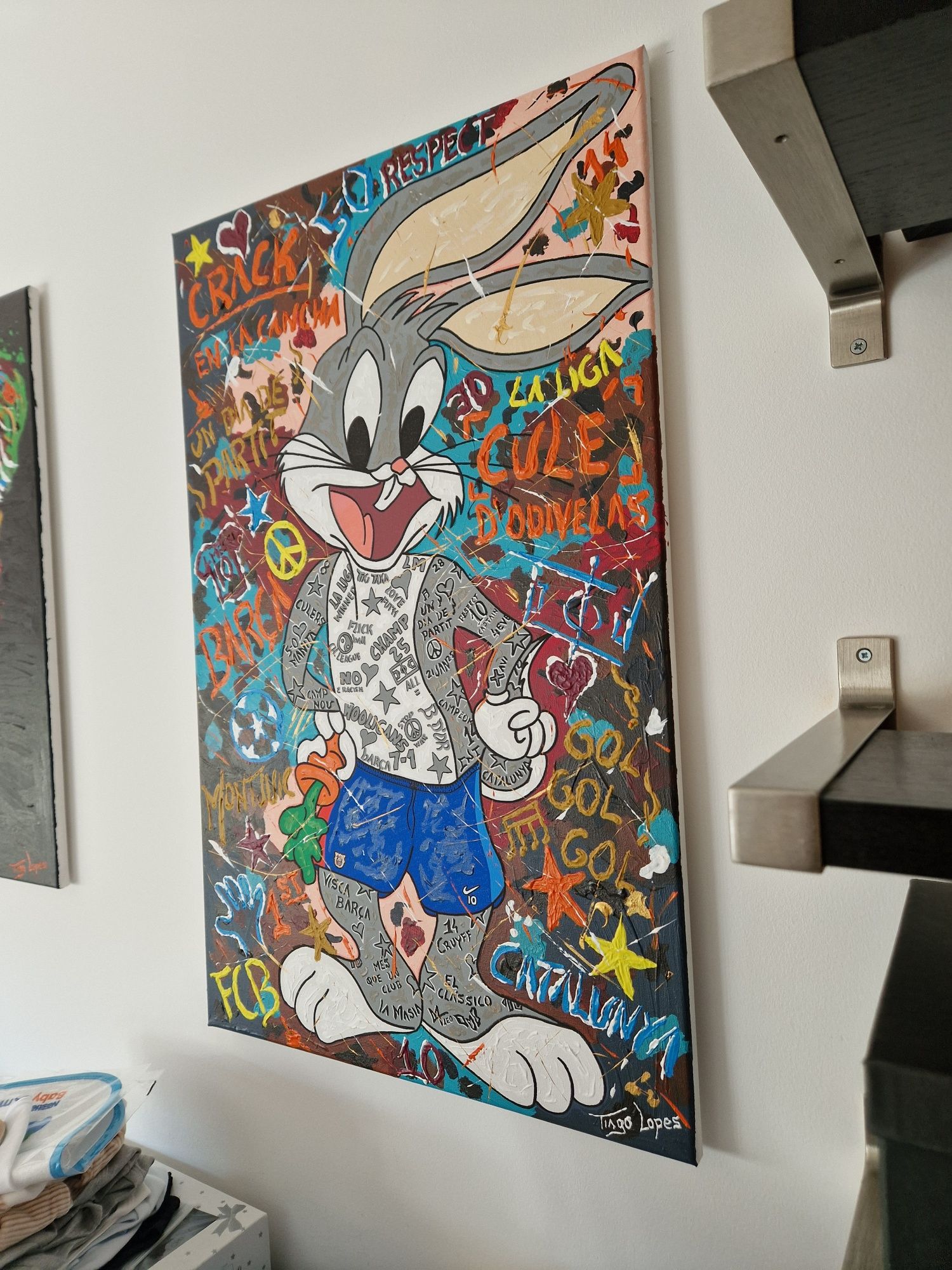 Quadro Pop-Art Bugs Bunny Soccer 2025-18