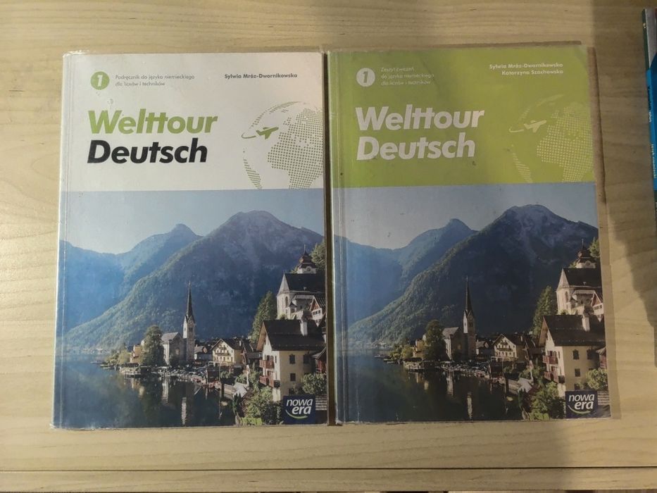 Welttour Deutsch 1. Podręcznik i cwiczeniowka. Używane.