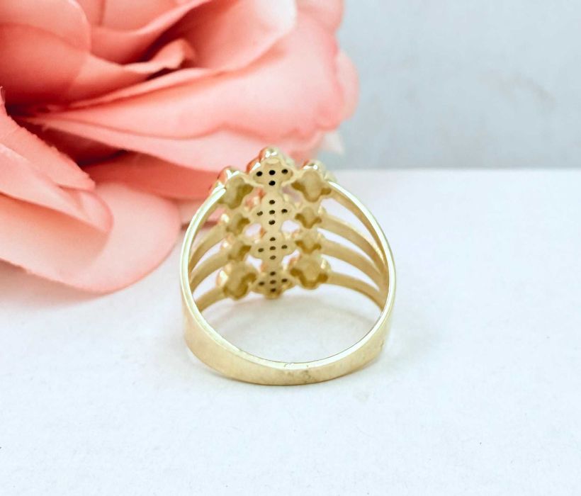 Nieużywany złoty pierścionek PR.585 14K