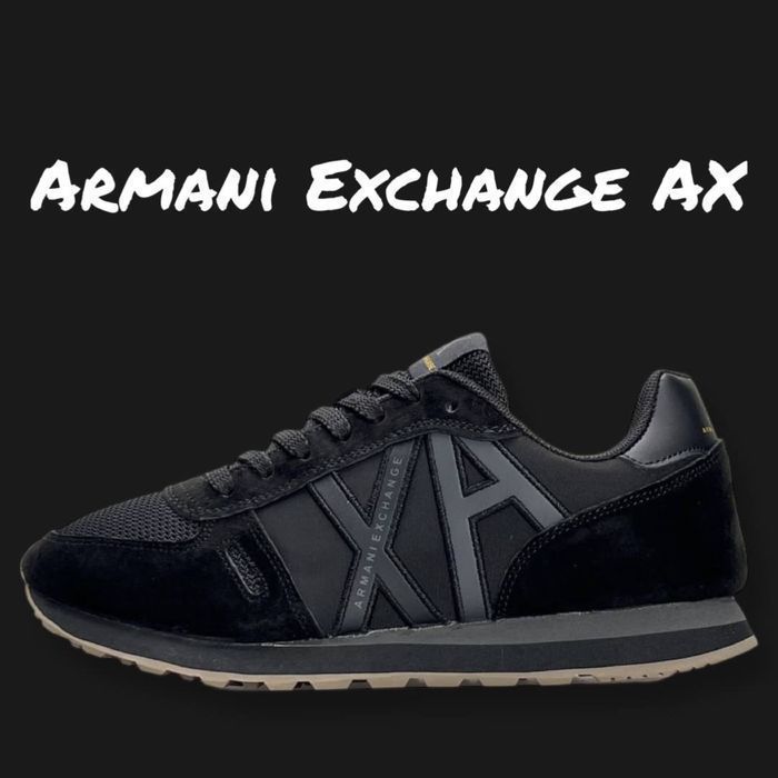 кросівки Armani Exchange AX All черные новые оригинал