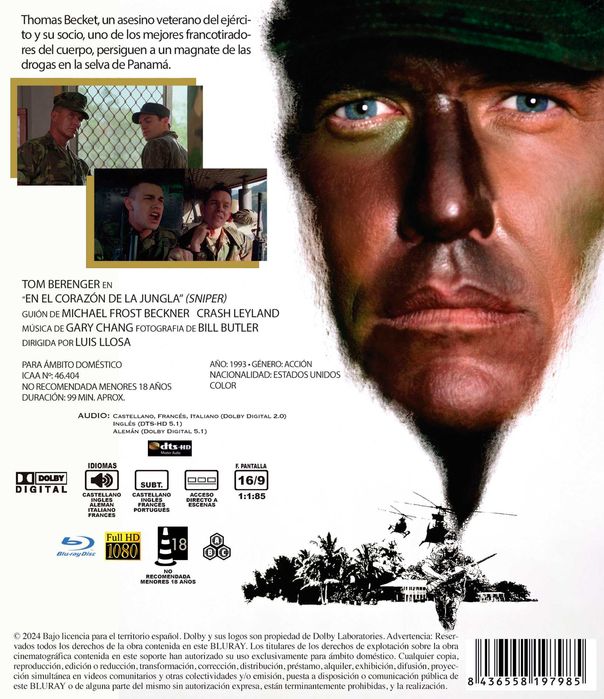 En el corazón de la jungla/Beckett, O Atirador (Blu-Ray)-Importado
