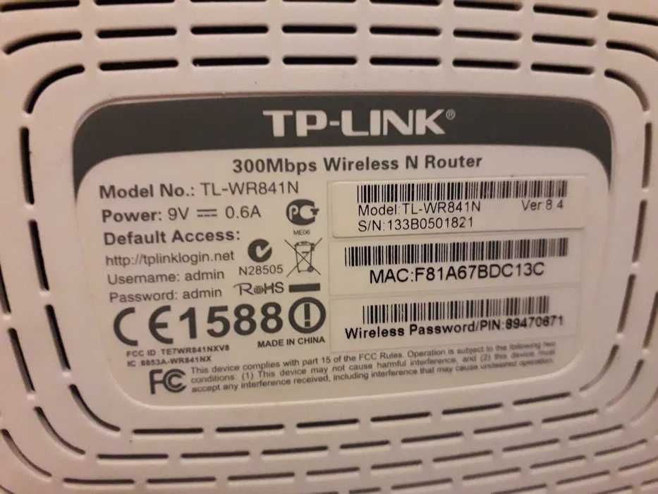 Router WiFi TP-Link TL-WR841N PL N300 2 anteny