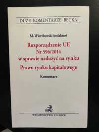 Komentarz MAR Rozporządzenie 596/2014 Wierzbowski