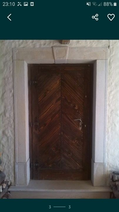 Portal kamień piaskowiec nadproże