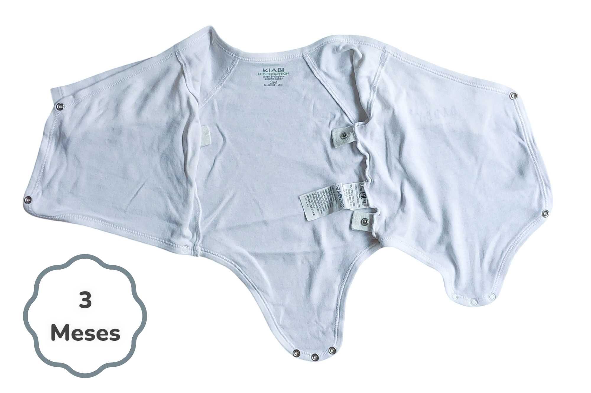 Body Branco Kiabi 3 meses