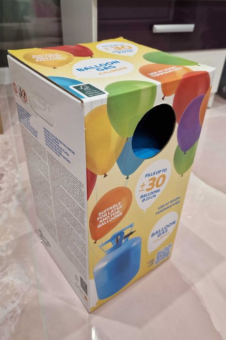 Butla z helem do balonów