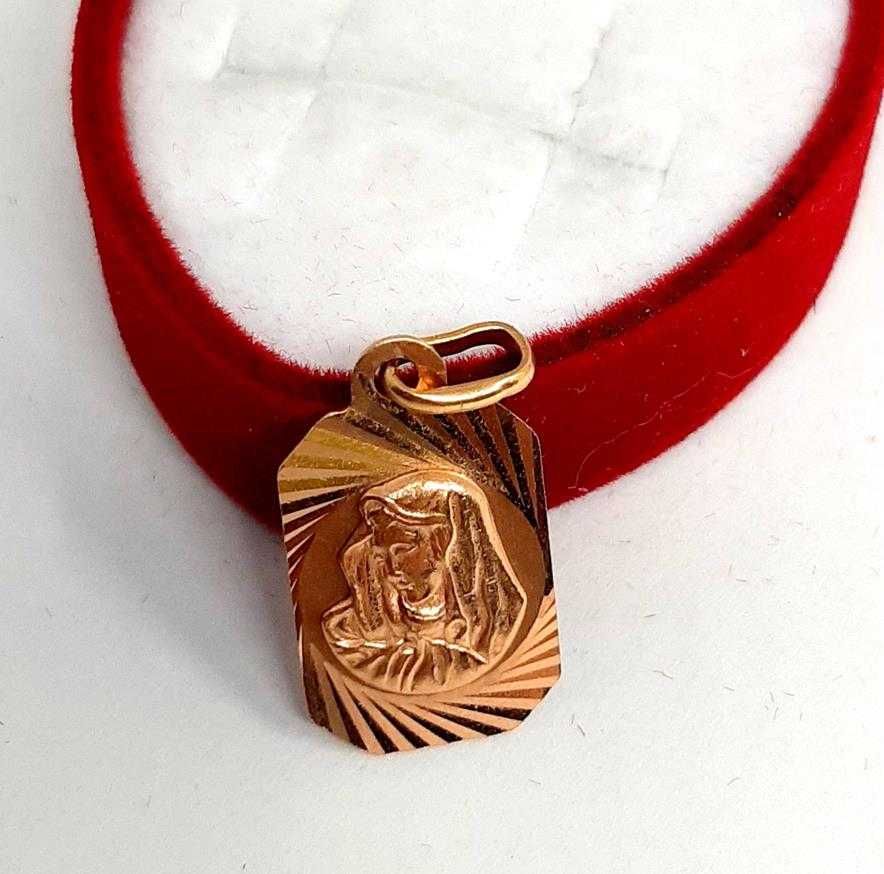Złota zawieszka Medalik PR.585 W:1,62gr InterSKLEP