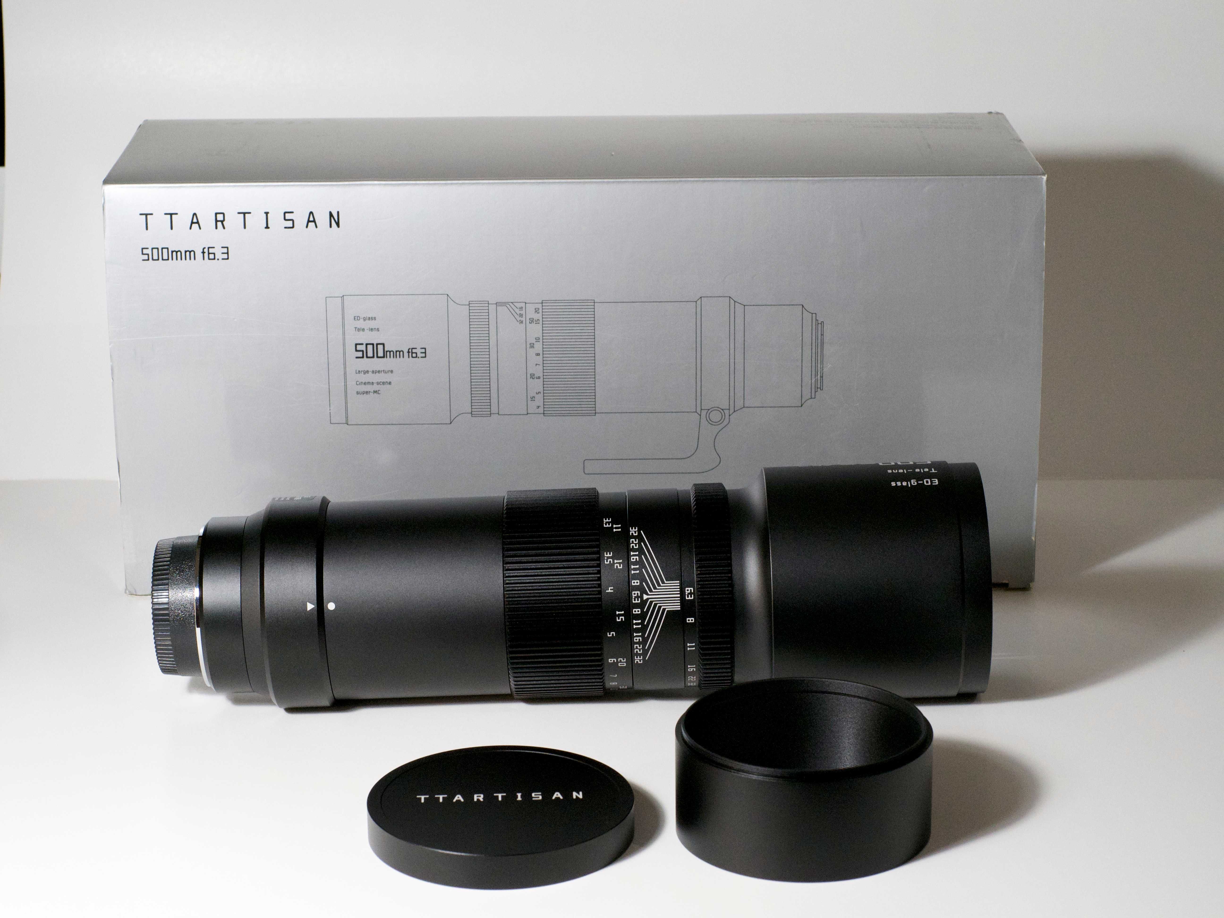 Objectiva TTArtisan 500mm f 6.3 ED para Nikon F