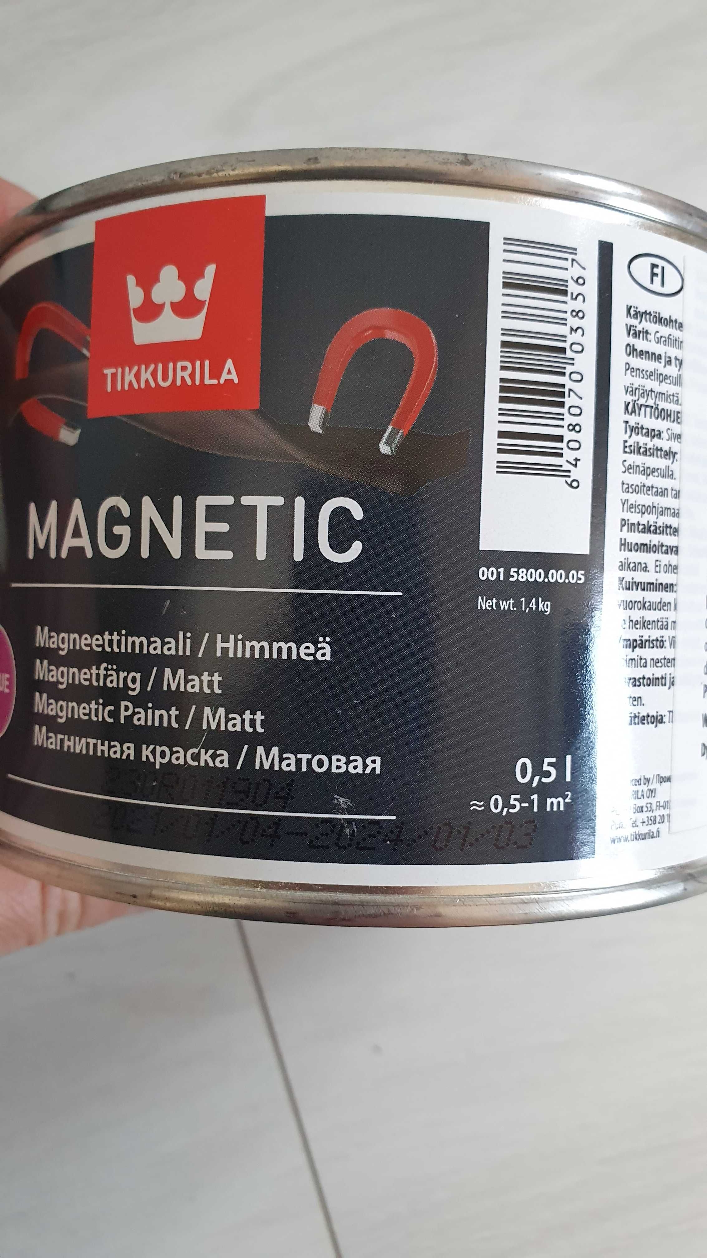 Farba magnetyczna - Tikkurila Magnetic