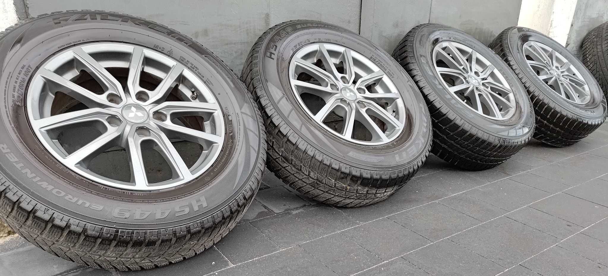 Oryginalne felgi 16 cali MITSUBISHI ASX Eclipse Cross Outlander, opony