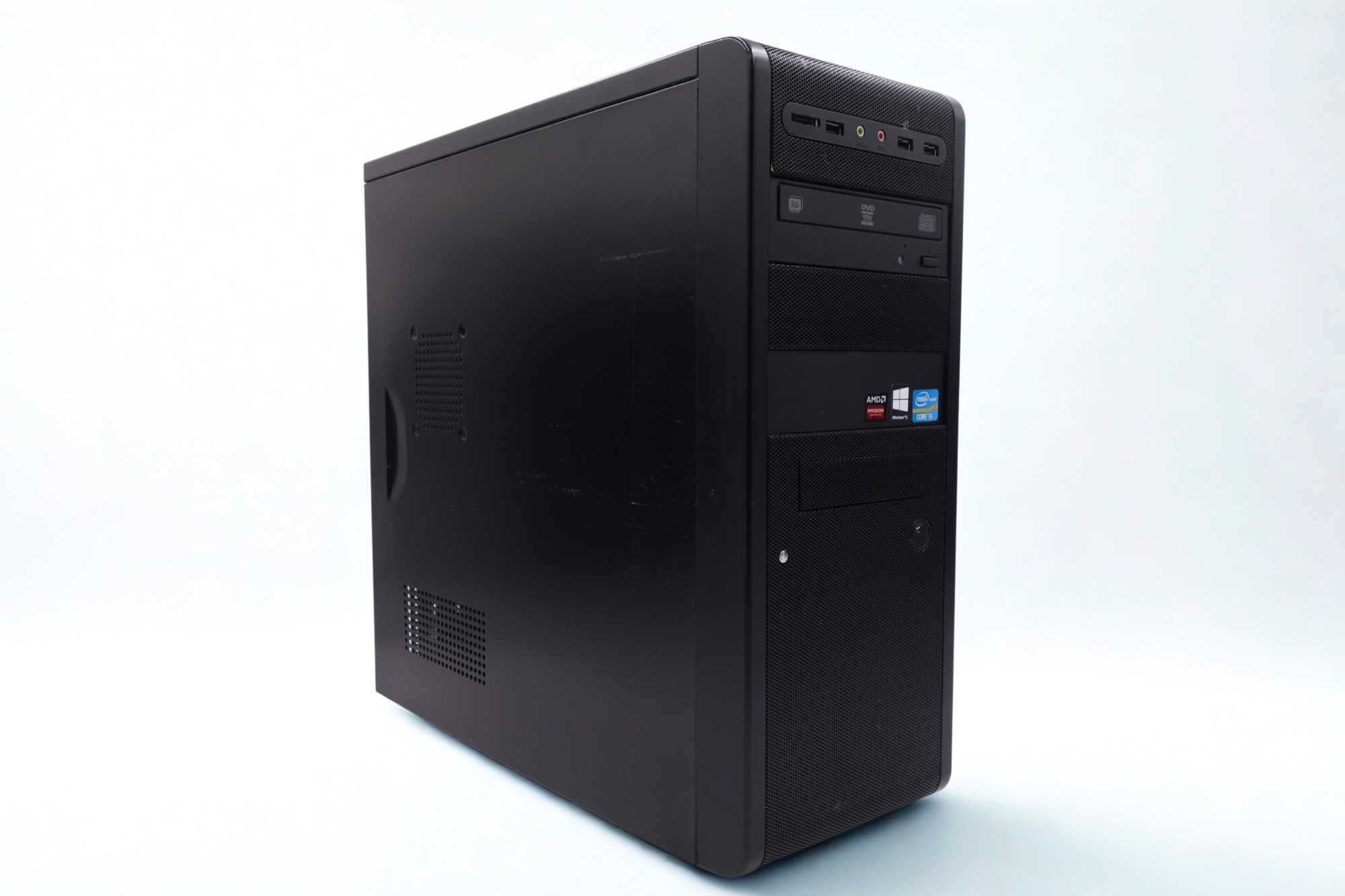 Komputer Do Gier Gigabyte i5 16GB 256SSD 1TB HDD Radeon 8GB W11 GW FV