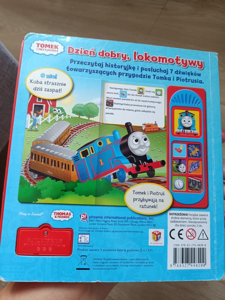 Książka interaktywna Tomek i przyjaciele z dźwiękiem