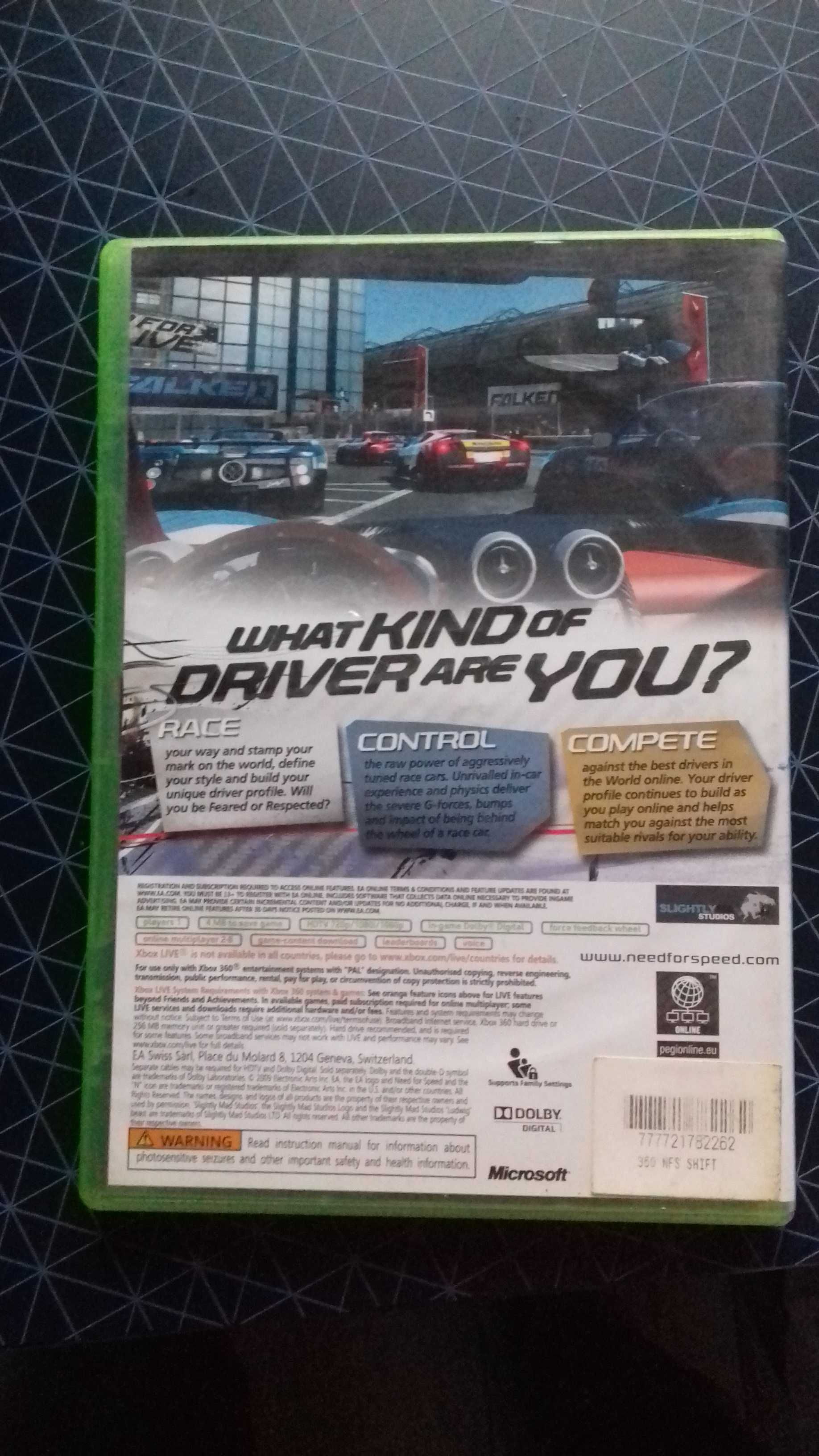 Gra Need for speed shift xbox 360