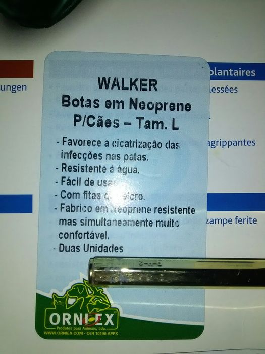 Conjunto de 4 Botas novas na caixa tam L proteção para animal