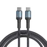 Yesido Kabel CA78 PD 60W Type-C/Type-C 1.2m 3A, BLACK / CZARNY