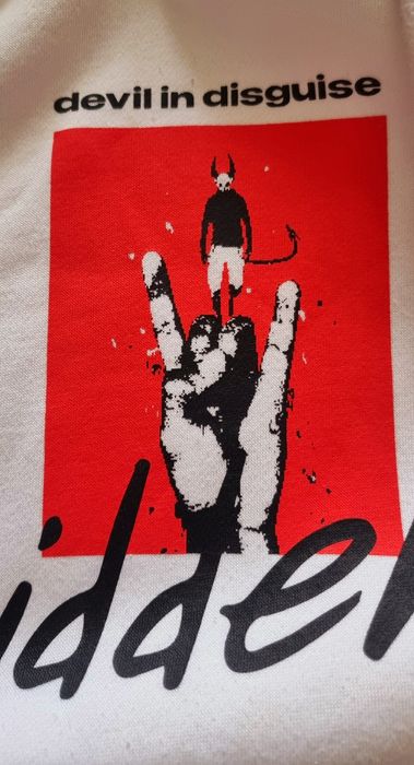 Худи біле оверсайз