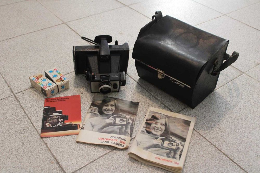 Máquina de fotografar Polaroid