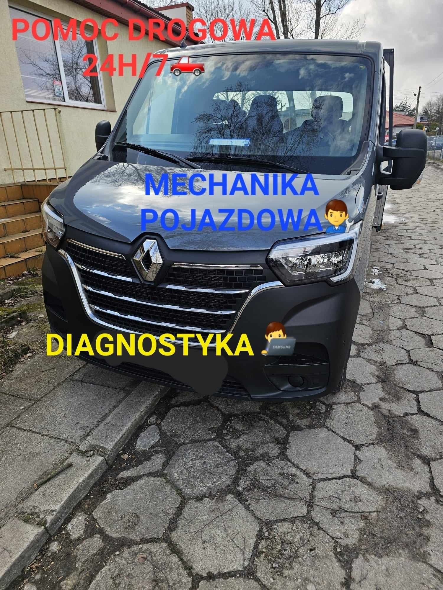 Mechanika pojazdowa pomoc drogowa 24h/7 diagnostyka