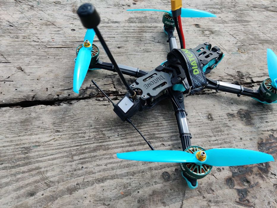 FPV Diatone Roma F7 6S RunCam Mamba Air Unit 120 FPS TBS дрон 7 дюймів