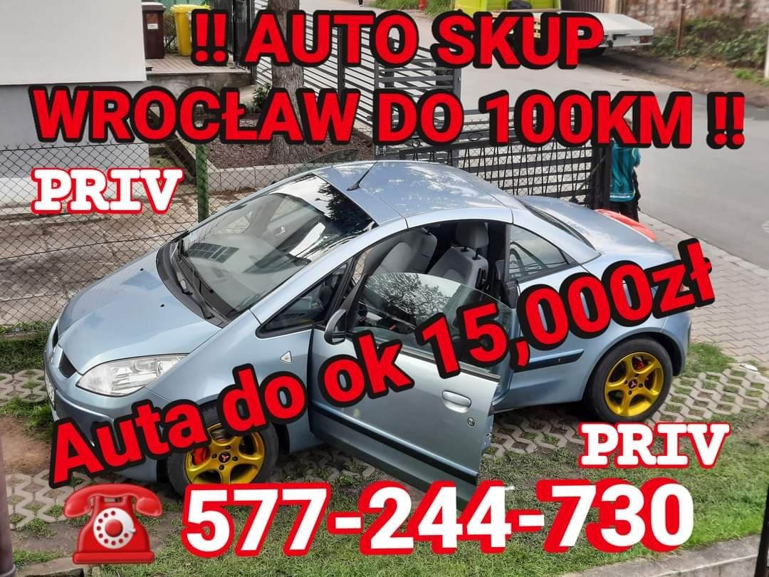 SKUP AUT Wrocław +100 km/sprawne/do napraw/bez oplat/gotówka!
