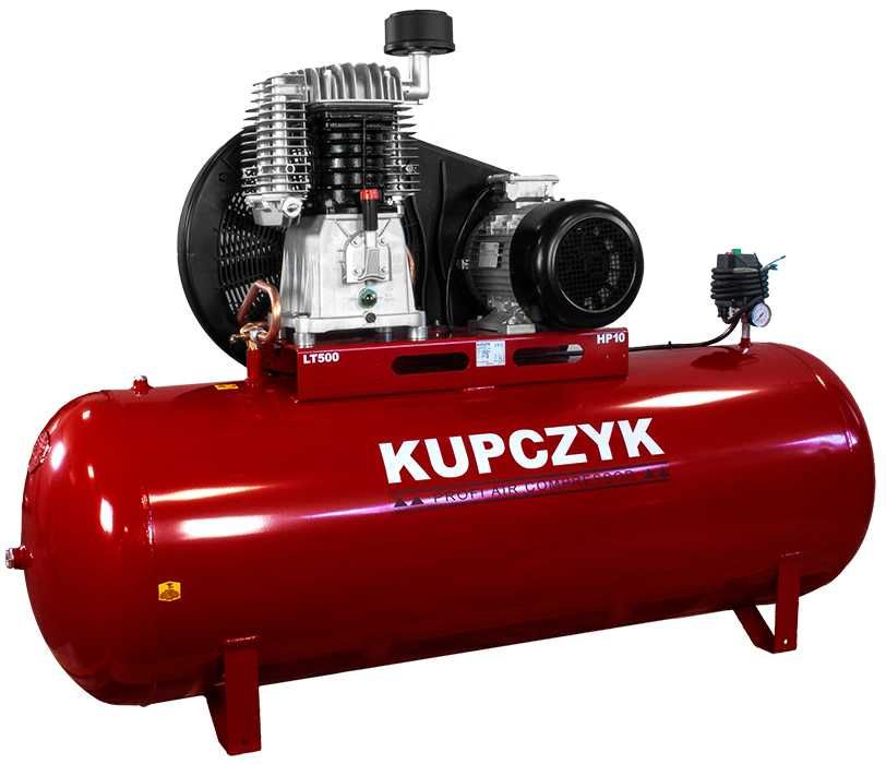 Kompresor Tłokowy Sprężarka 1400 L/min 500 L 7,5 KW 400V Dostawa 0zł