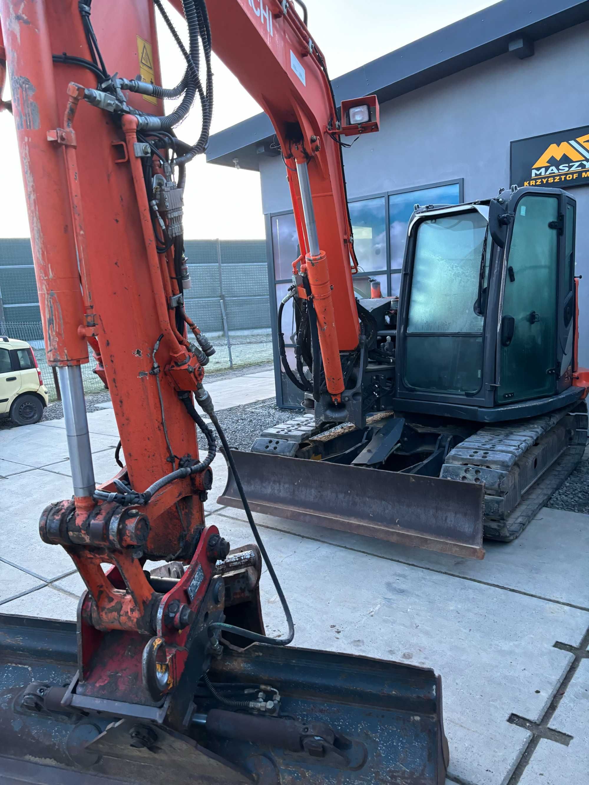 Minikoparka Hitachi ZX85USB-5A z2015r sprowadzona nie Cat, Yanmar.