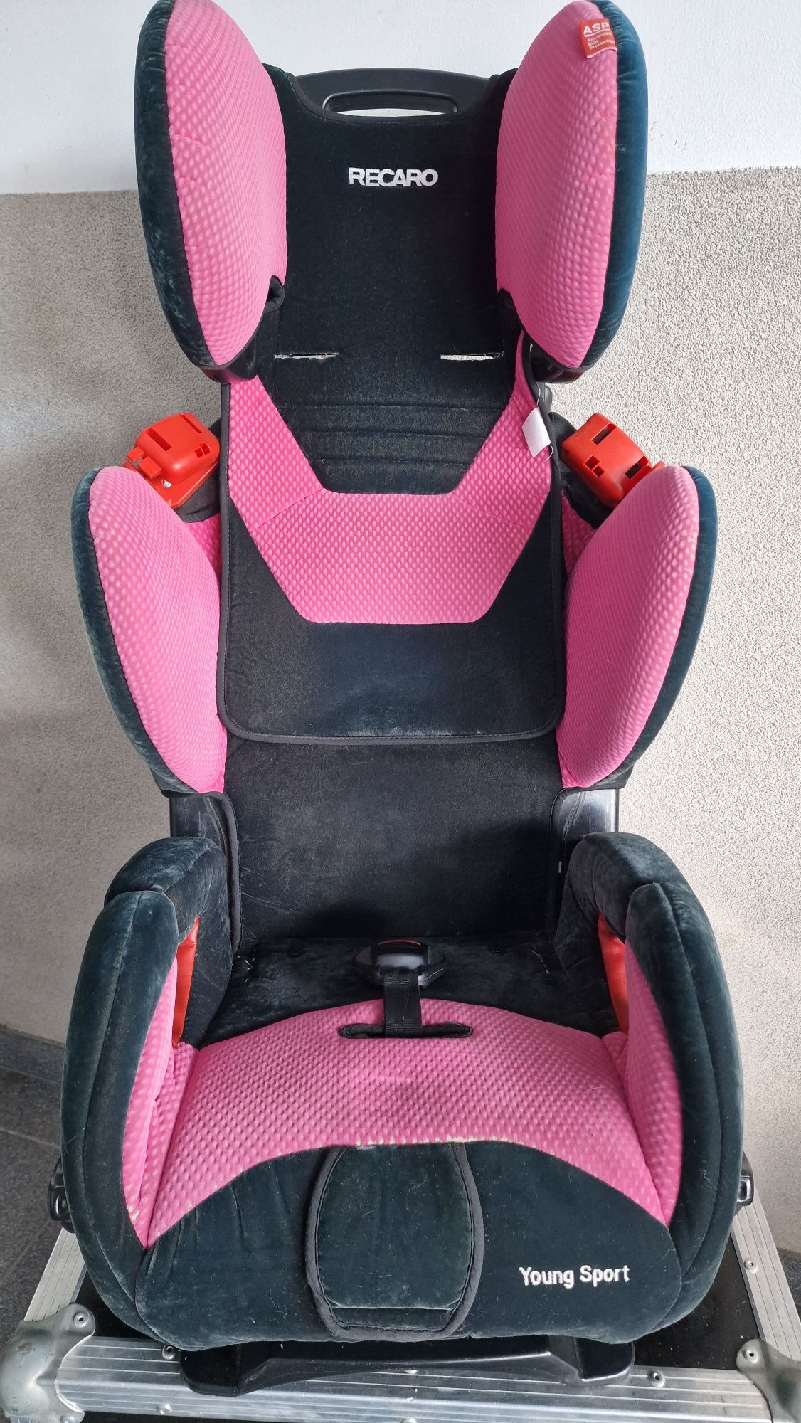 Fotelik samochodowy dla dziecka Recaro 15 - 36kg różowy