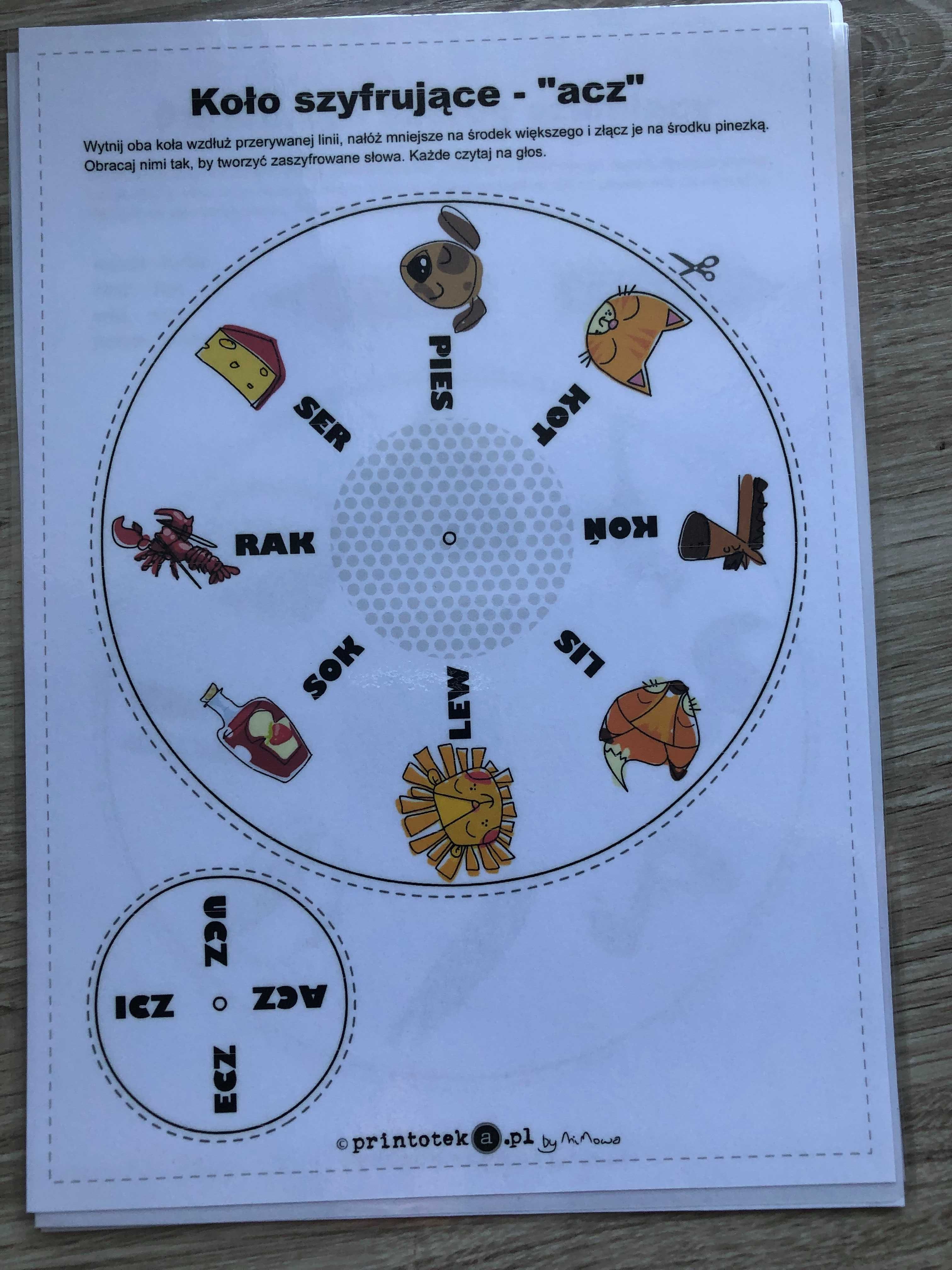 Pomoce logopedyczne. Zagadki.