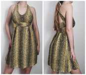 Guess sukienka krótka wzorzysta panterka S 36 M 38 nowa wesele markowa