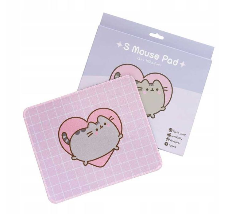 Pusheen Puszin antypoślizgowa wodoodporna podkładka pod myszkę