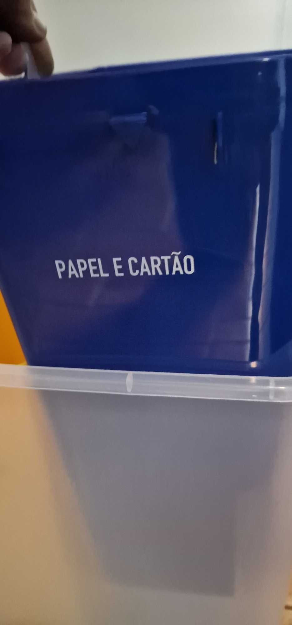Contentores reciclagem - 3 Unidades Novos