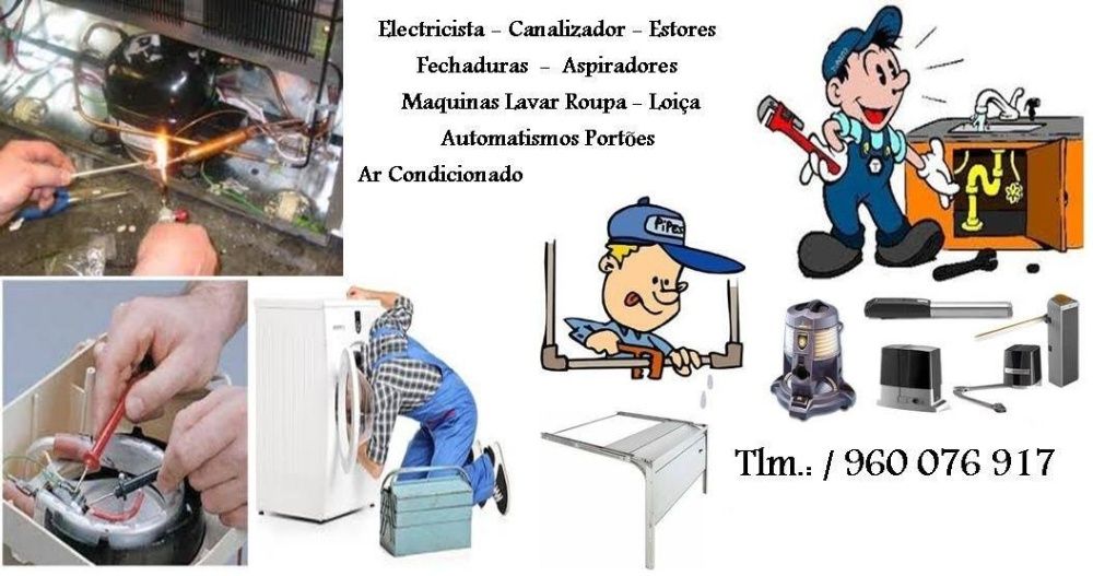 Ruturas /Canalizador/ Electricista / Estore / Pinturas