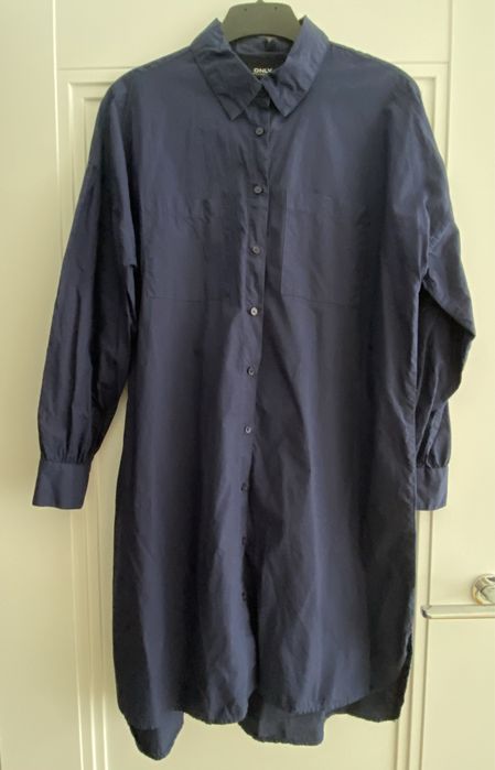 Granatowa sukienka koszulowa Only Maternity r.S
