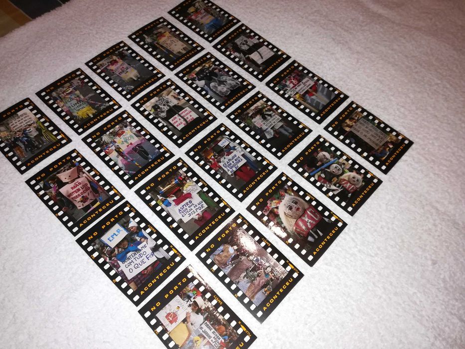 cortejo carnaval crianças do porto 1984 (20 calendários) coleção rara