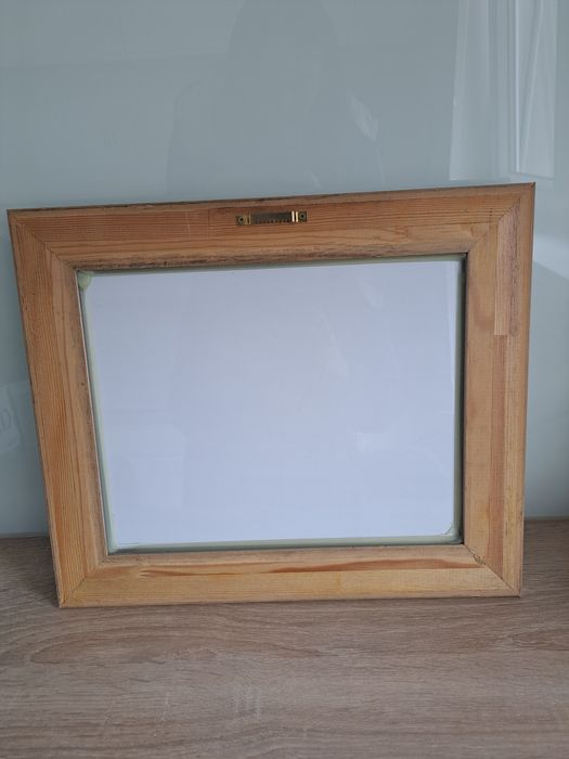 Obraz zeglowiec, statek w ramie srebrnej