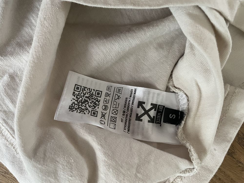 Koszulka off white roz S t-shirt