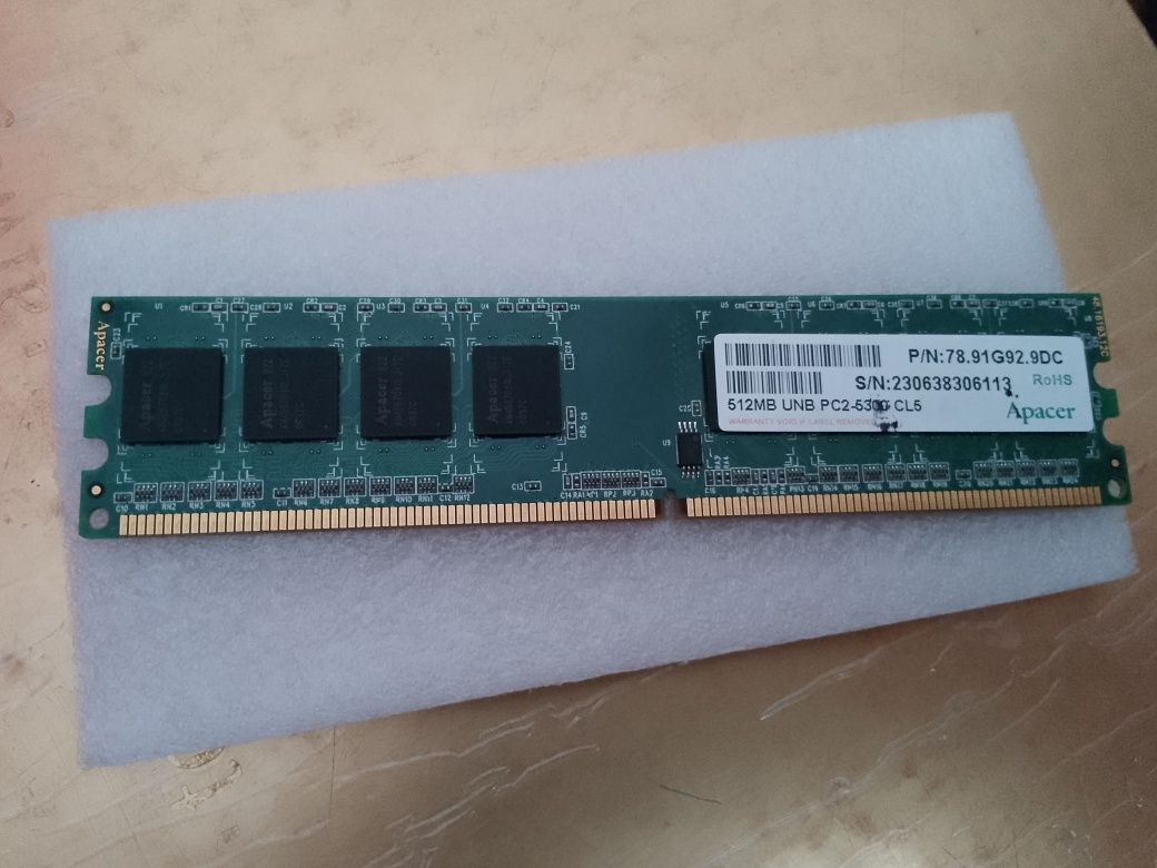 Оперативна пам'ять Ddr2 512mb Apacer